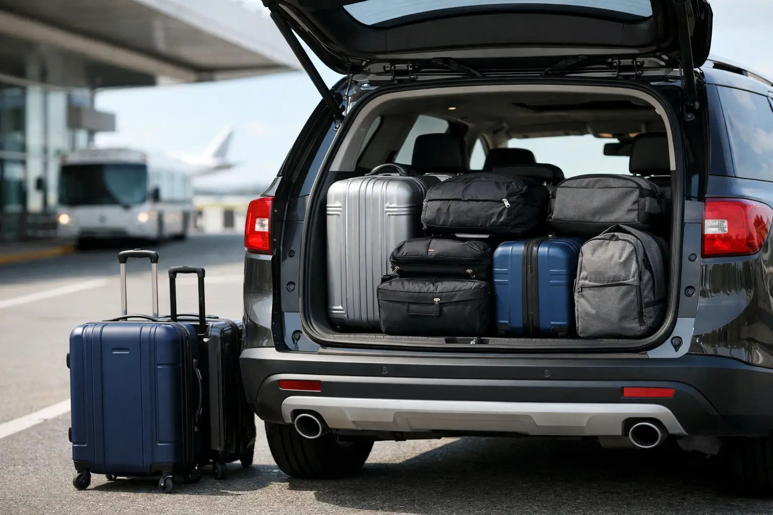 How Much Luggage Fits an SUV for Airport Trips?