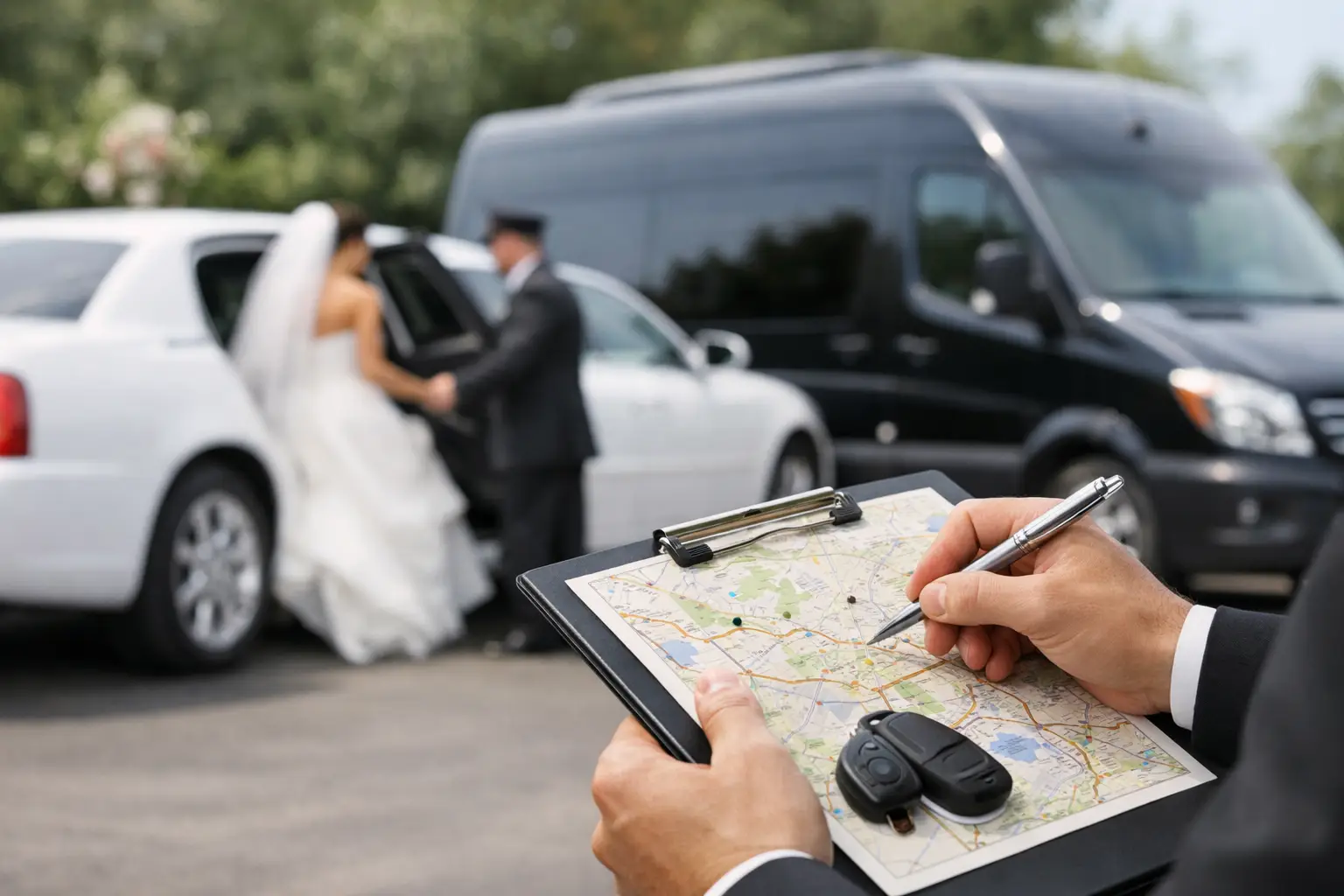 How to Coordinate Multi Stop Wedding Transport